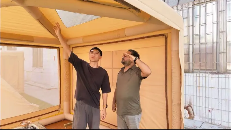Inflatable Tent Factory Visit: How a Recent Client Evaluated Our Real Production Capacity